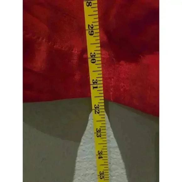 Carol Horn Workshop Women's Red Silk Blazer Size L Business Holiday - Picture 6 of 8